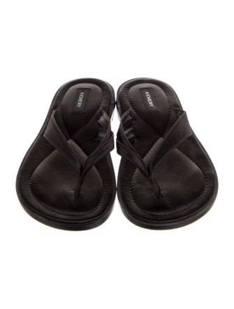 A.Emery Satin Flip Flops