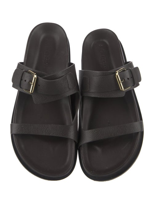 A.Emery Leather Slides