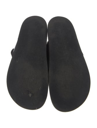 A.Emery Leather Slides