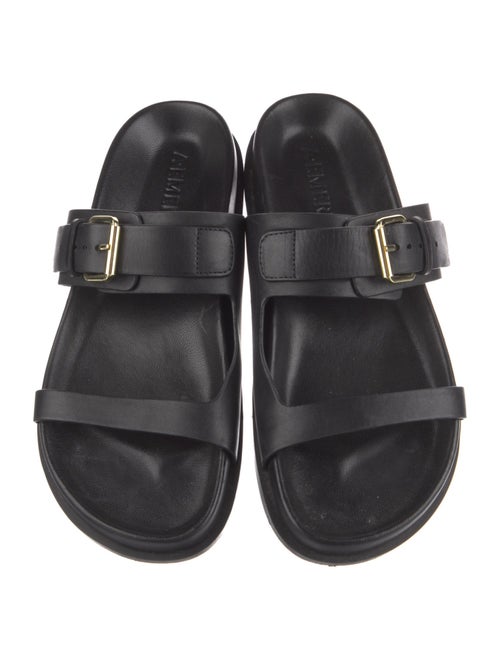 A.Emery Leather Slides