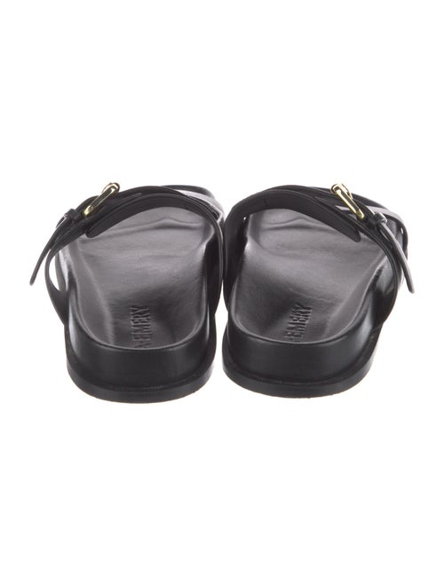 A.Emery Leather Slides