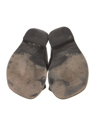 A.Emery Leather Slides