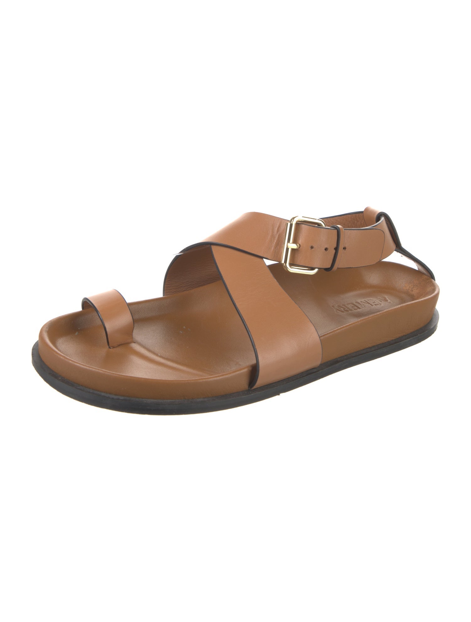 A.Emery Leather Slingback Sandals