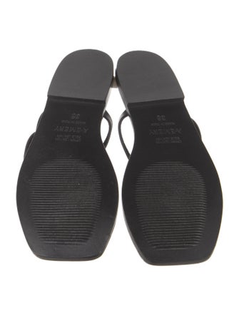 A.Emery Leather Flip Flops