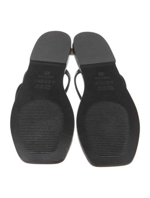 A.Emery Leather Flip Flops