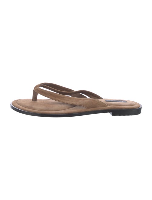 A.Emery Suede Flip Flops