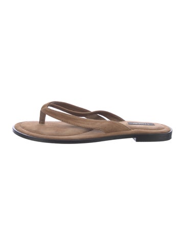 A.Emery Sandals Suede Flip Flops 9.5