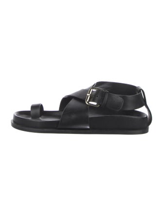 A.Emery Leather Slingback Sandals