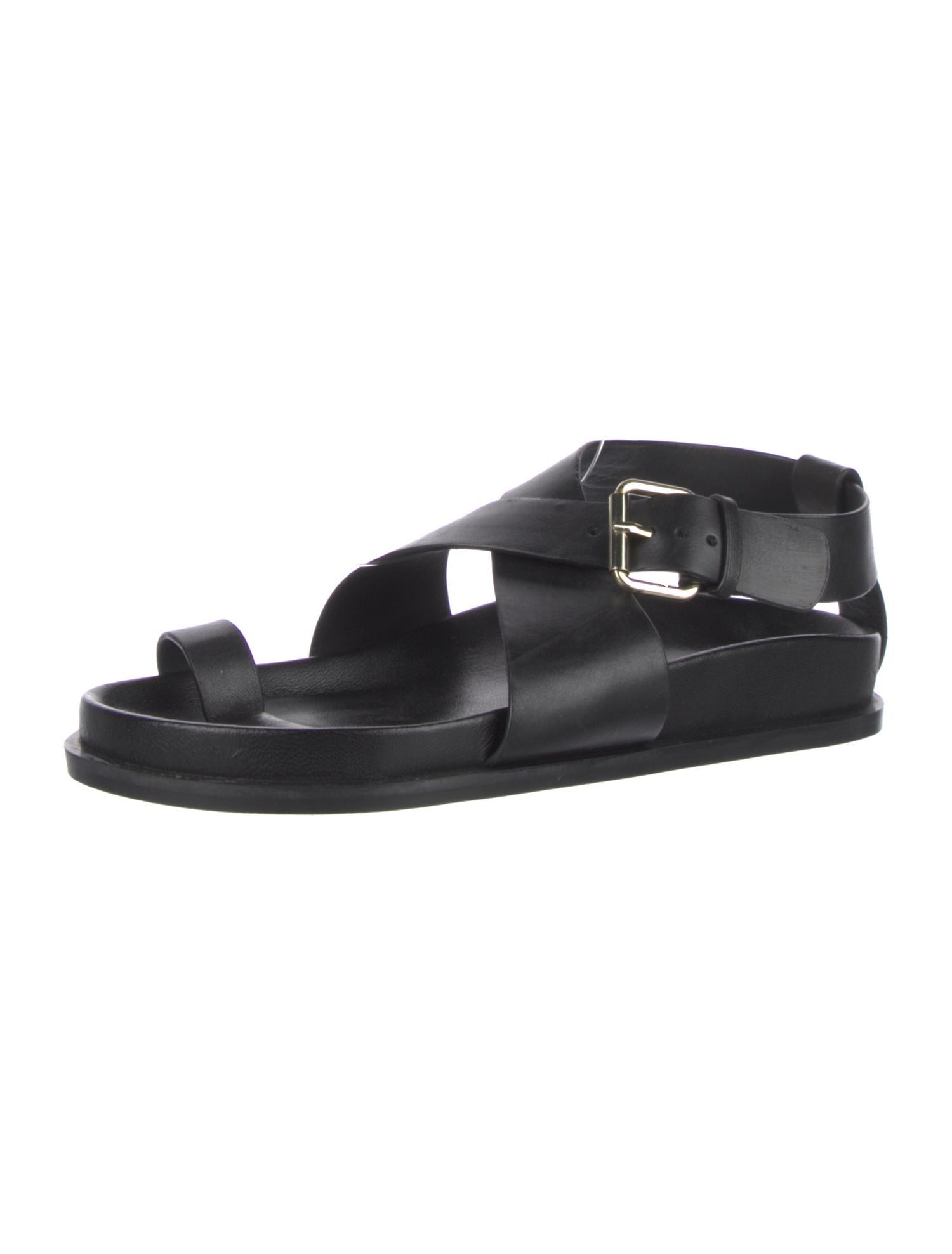 A.Emery Leather Slingback Sandals