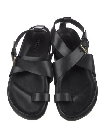 A.Emery Leather Slingback Sandals