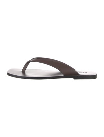 A.Emery Leather Flip Flops