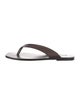 A.Emery Leather Flip Flops