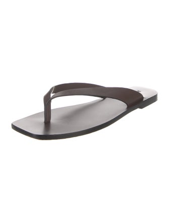 A.Emery Leather Flip Flops