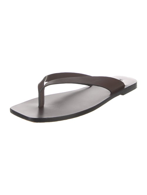 A.Emery Leather Flip Flops