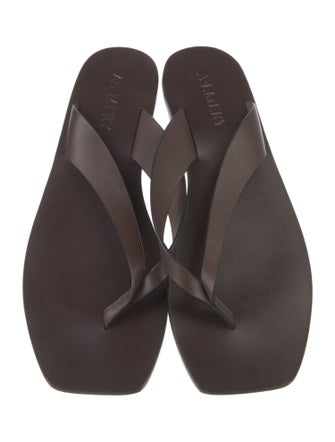 A.Emery Leather Flip Flops