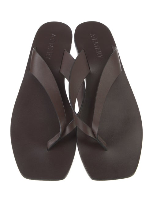 A.Emery Leather Flip Flops