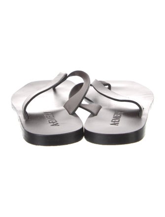 A.Emery Leather Flip Flops