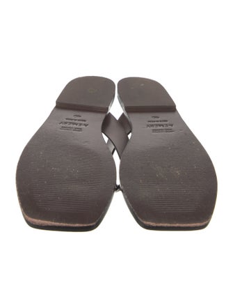 A.Emery Leather Flip Flops