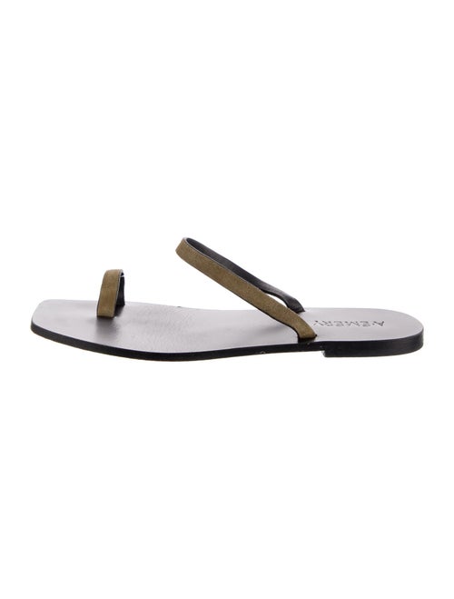 A.Emery Leather Slides