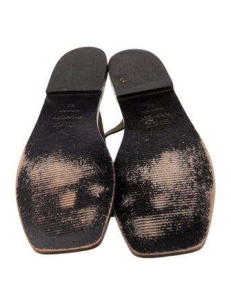 A.Emery Leather Slides