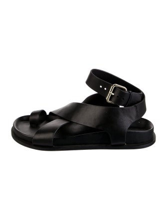 A.Emery Leather Slingback Sandals