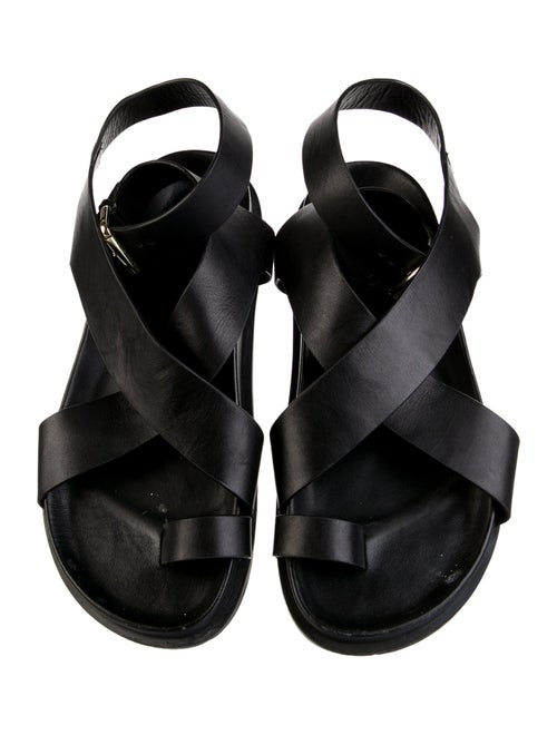 A.Emery Leather Slingback Sandals