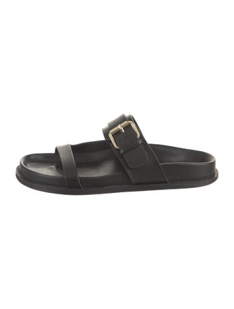 A.Emery Leather Slides
