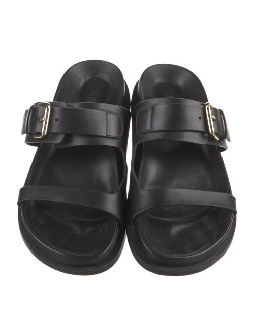 A.Emery Leather Slides