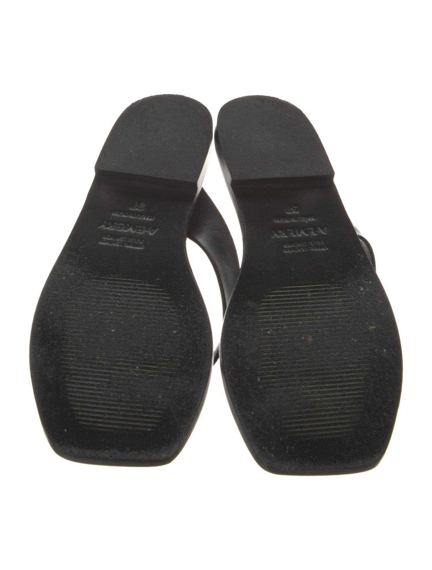 A.Emery Leather Slides