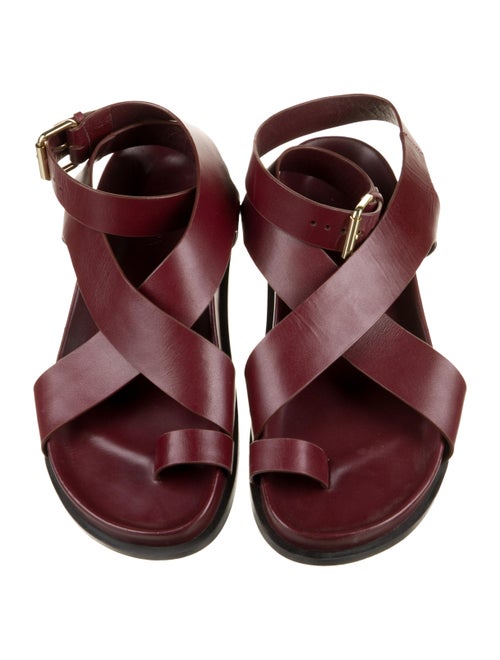 A.Emery Leather Slingback Sandals