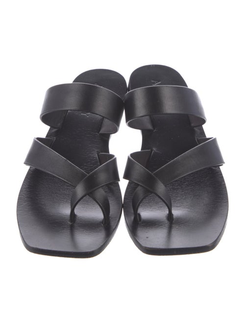 A.Emery Leather Slides