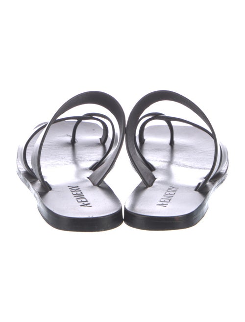 A.Emery Leather Slides