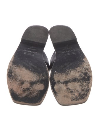 A.Emery Leather Slides