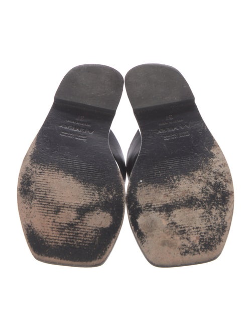 A.Emery Leather Slides