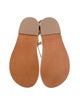 A.Emery Leather T-Strap Sandals
