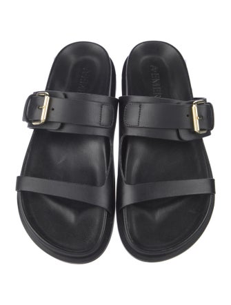 A.Emery Leather Slides