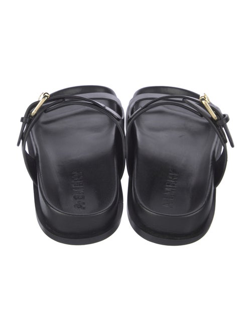 A.Emery Leather Slides