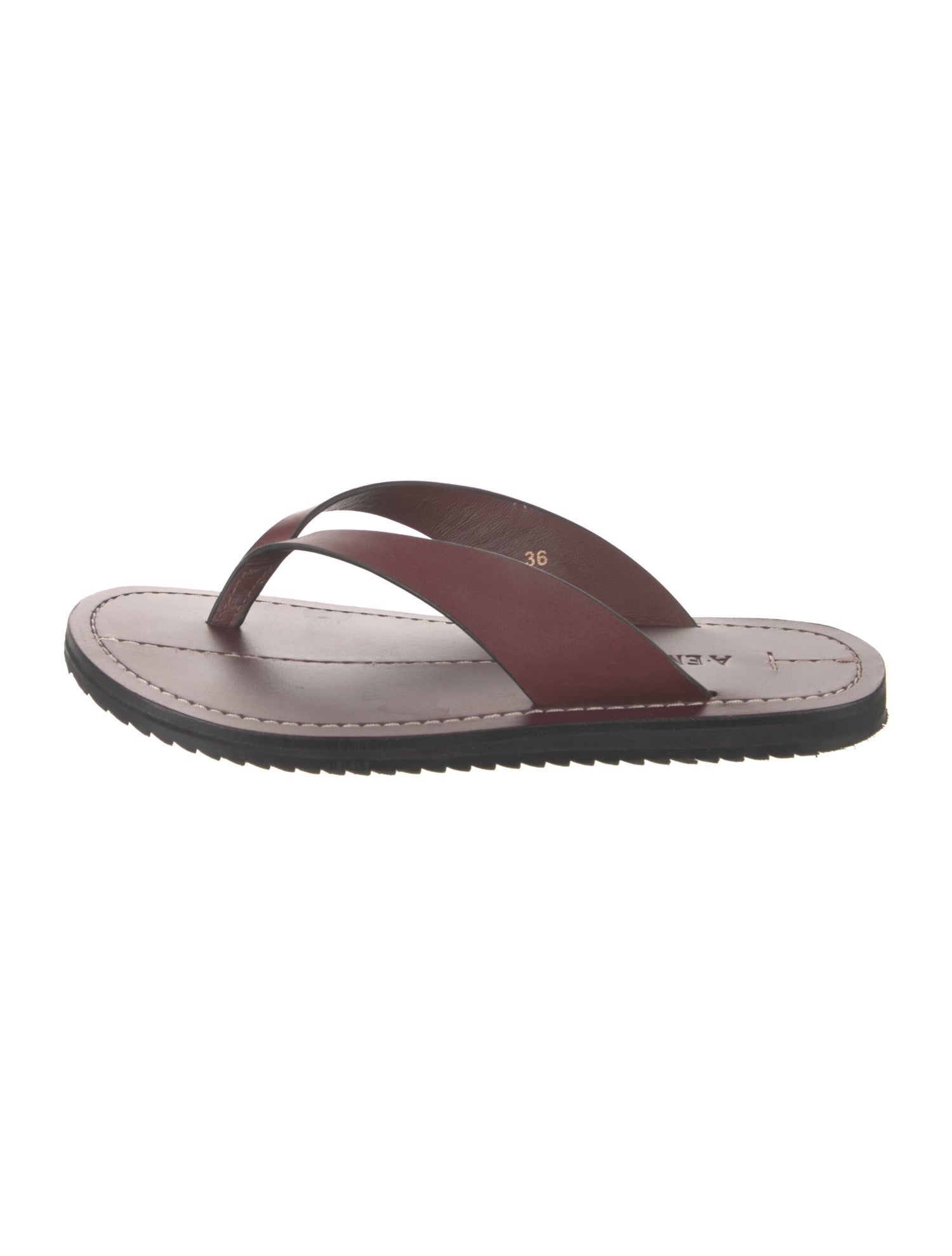 A.Emery Leather Flip Flops