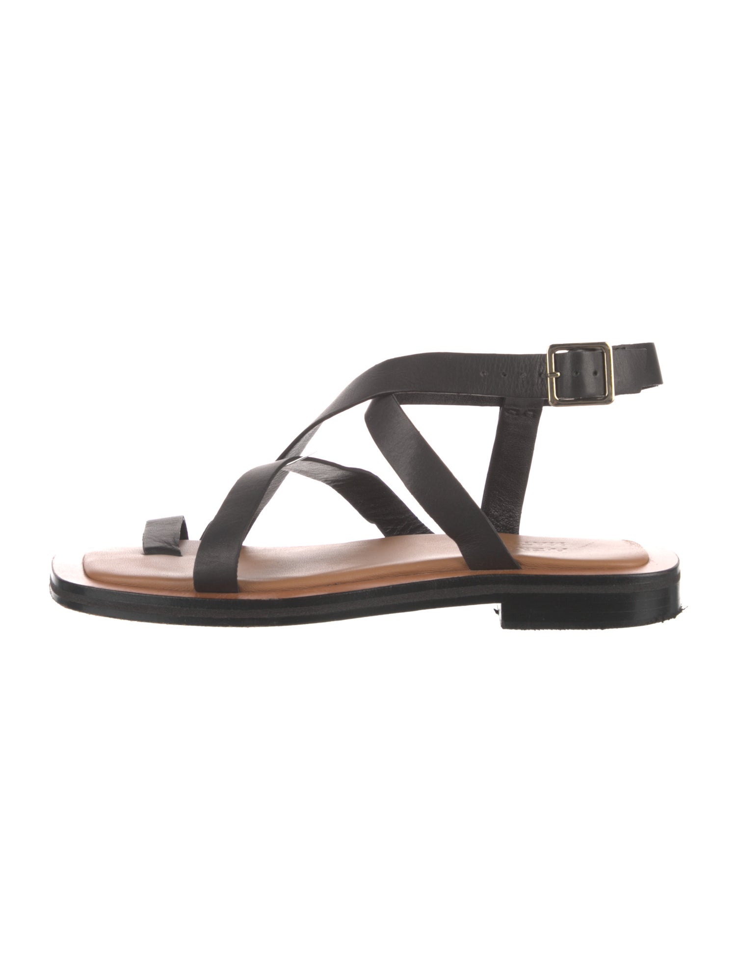 A.Emery Leather Slingback Sandals