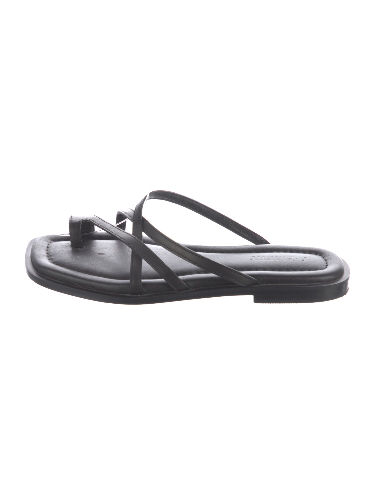 A.Emery Leather Slides