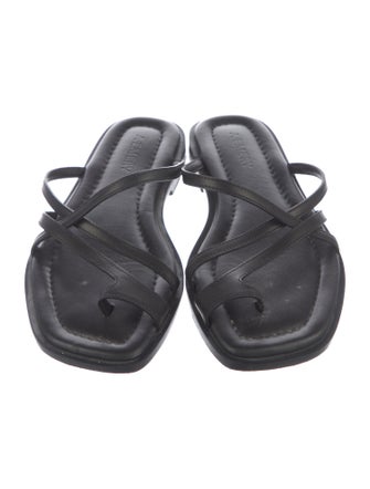 A.Emery Leather Slides