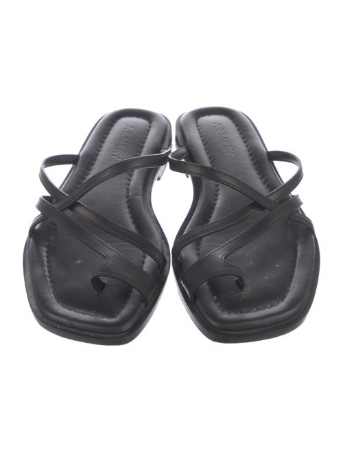 A.Emery Leather Slides