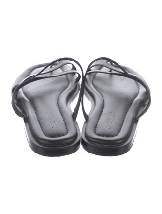 A.Emery Leather Slides