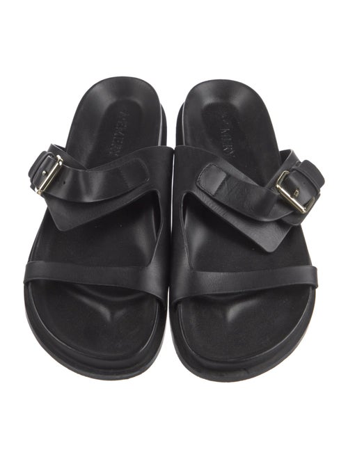 A.Emery Leather Slides