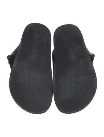 A.Emery Leather Slides