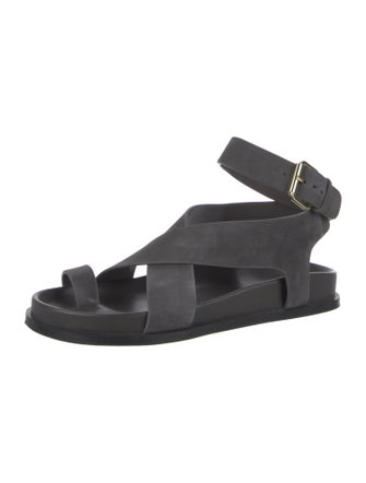 A.Emery Suede Slingback Sandals