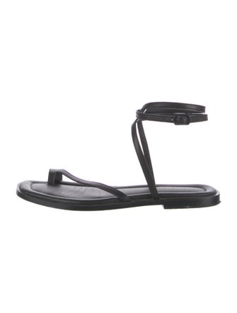 A.Emery Leather Slingback Sandals