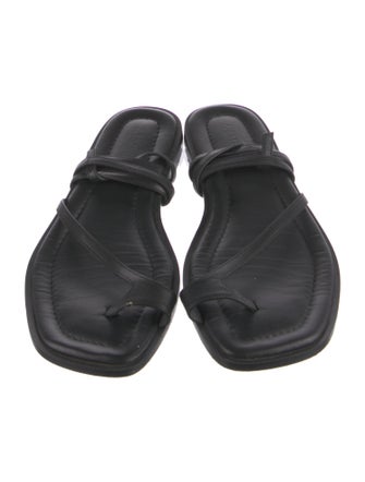 A.Emery Leather Slingback Sandals