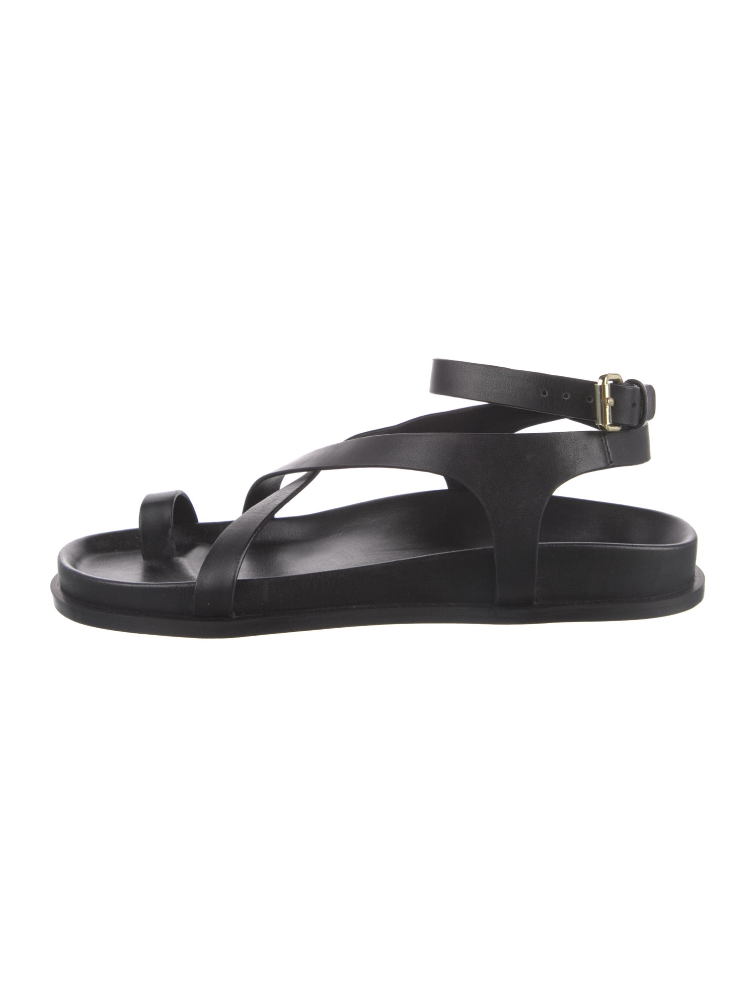 A.Emery Leather T-Strap Sandals w/ Tags
