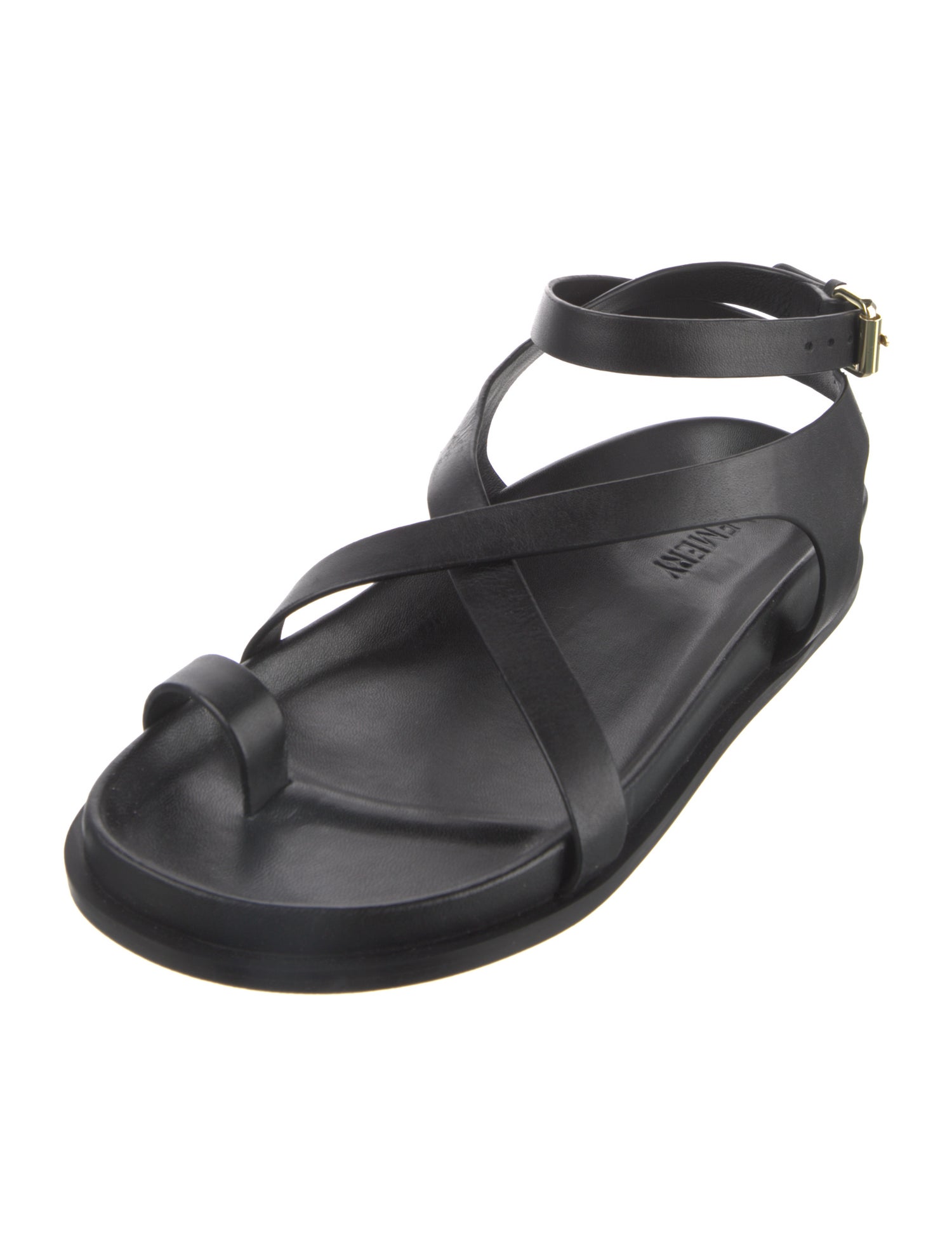 A.Emery Leather T-Strap Sandals w/ Tags